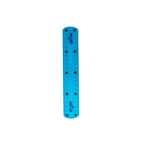 Regua de 20cm Flexivel Sortida - Leo  Leo Azul
