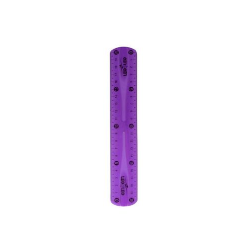 Regua de 20cm Flexivel Sortida - Leo  Leo Roxo