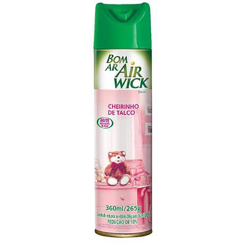 Purificador de Ar Bom Ar 360ml Desconto de 20 Talco Promo