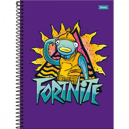 Caderno Universitario 10 Mat Fortnite 160fl Foroni