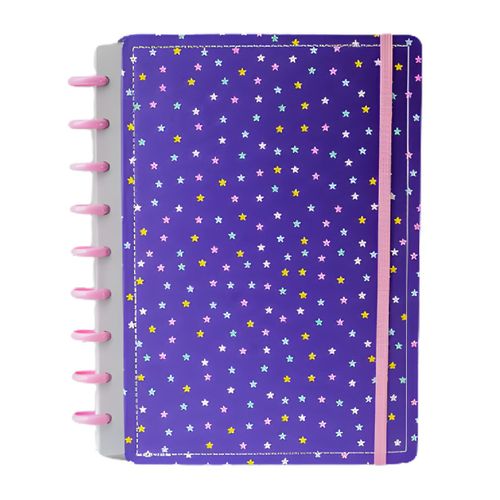 Caderno Disco Inteligente Estrelinhas Tam G 21,5x29 Disko
