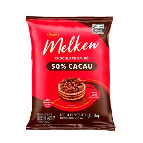 Chocolate Em Po 50 Cacau Melken Harald 1,01kg