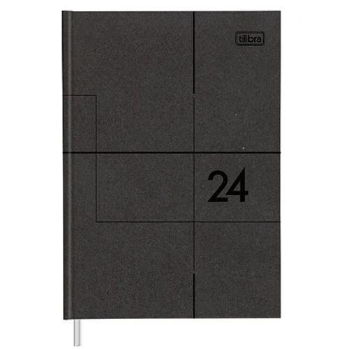 Agenda Costurada Pratika Preta M6 176fls Tilibra