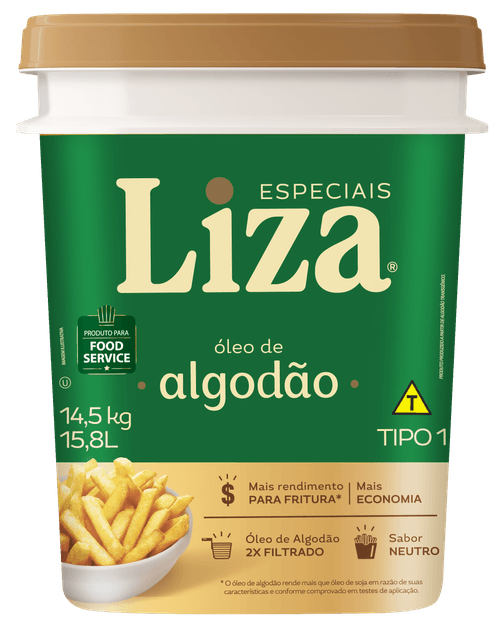 Balde Oleo de Algodao Liza Balde 14,5l