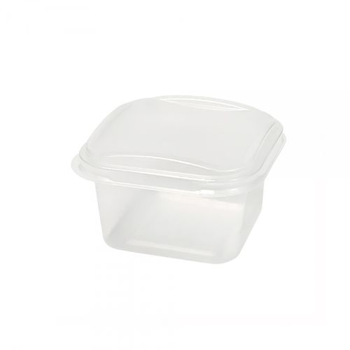 Porta Alimentos G-375 Quadrado 150ml Cristal - Galvanotek