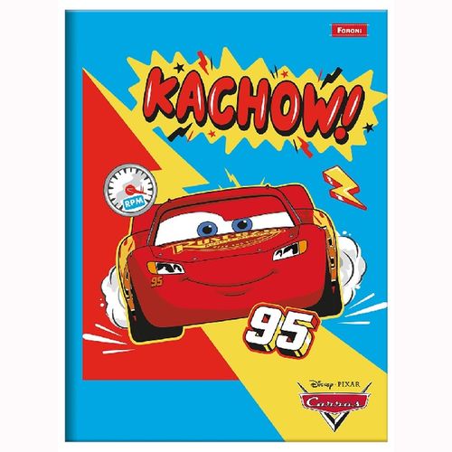 Caderno Brochurao Capa Dura 80fl Carros Foroni