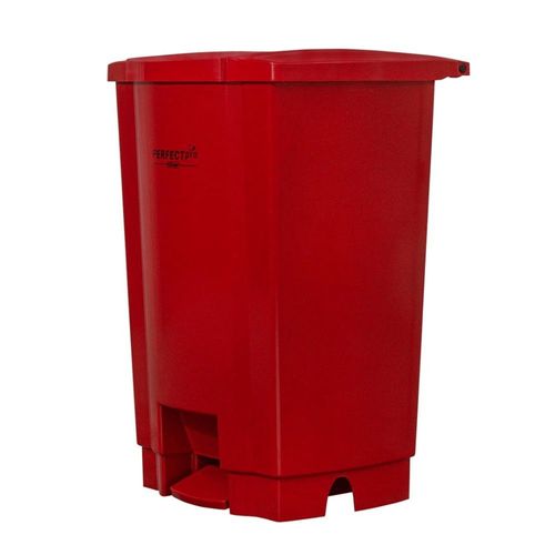 Lixeira C/ Pedal 100l Vermelha Perfectpro