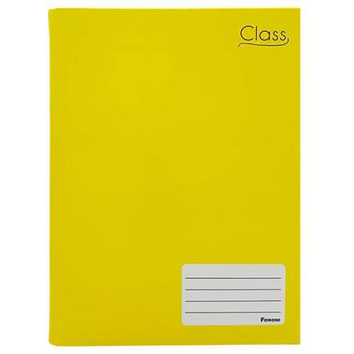 Caderno Brochurao Class Amarelo 96 Folhas - Foroni