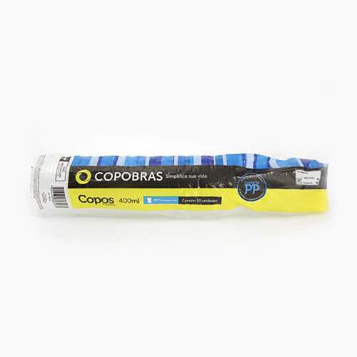 Copo Plastico Cft Pp 400ml Pacote Com 50 Un - Copobras