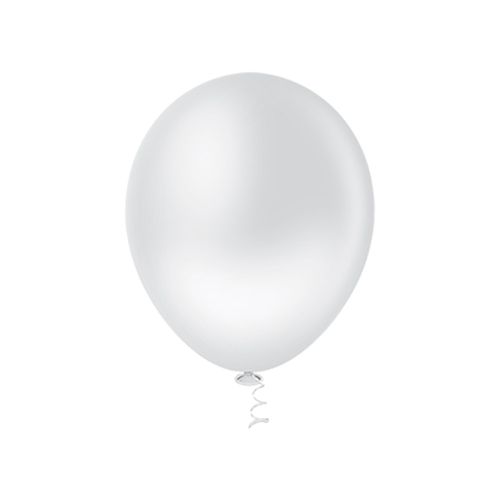 Balao N09 Liso Branco Pacote Com 50 - Pic Pic