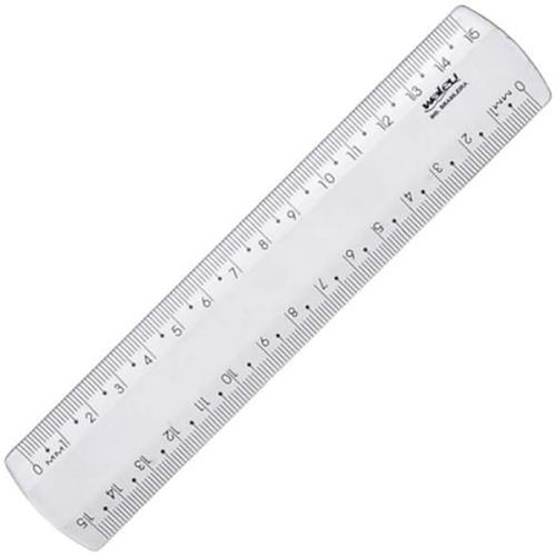 Regua de 15cm New Line Cristal Waleu