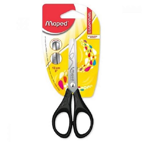 Tesoura Essentials Preto 13cm Bl Maped 464260