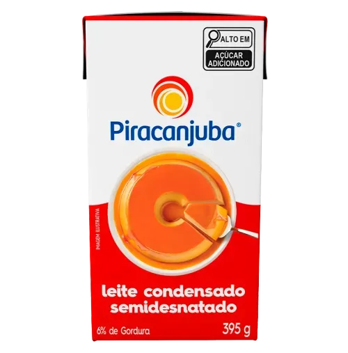 Leite Condensado Semidesnatado Piracanjuba 395g