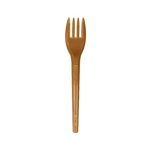 Garfo Master Dourado Strawplast C/50 Unidades