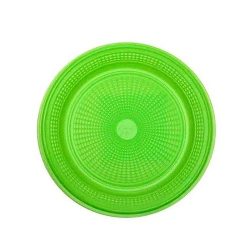 Prato Plastico Redondo 18cm Biodegradavel Verde Trik C/10