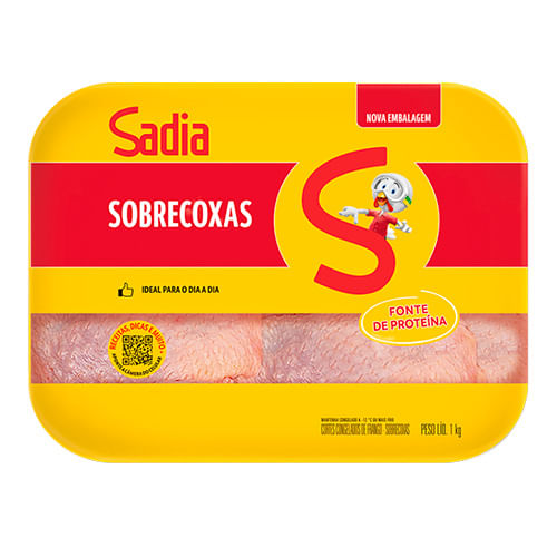 Sobrecoxa de Frango Sadia Bandeja 1kg
