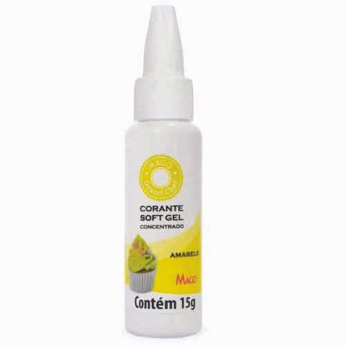 Corante Softgel Amarelo Mago 15g