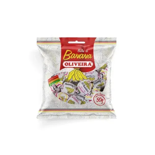 Bala de Banana Oliveira 50g