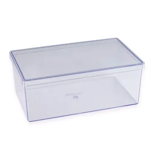 Cake Box C/tpa Cristal Retang 1,5l Blue Star