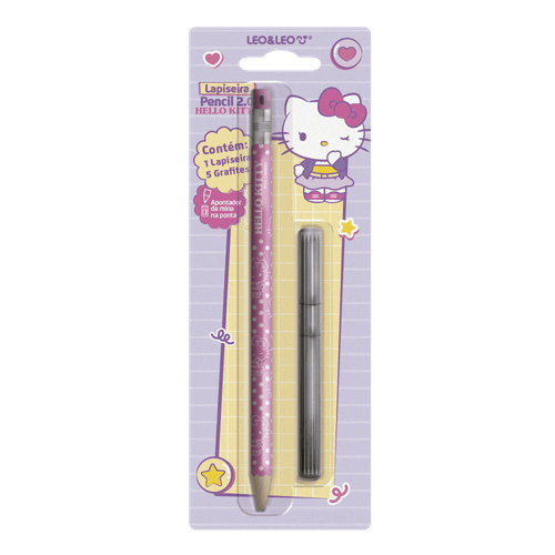 Lapiseira 2.0 Hello Kitty  Mina Leoleo