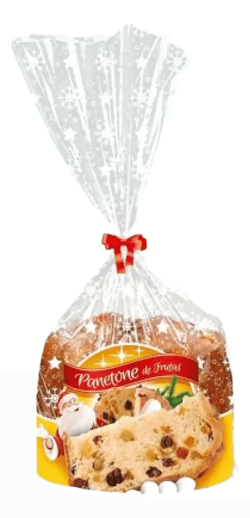 Saco Panetone Frutas 25x35x0,06 Baluarte 100un