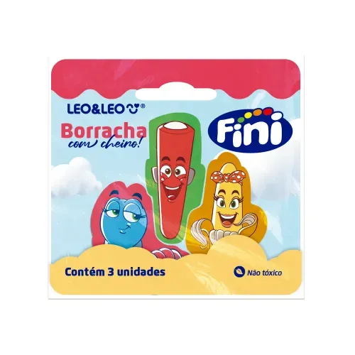 Mini Borracha Com Aroma Fini Bl Com 3 Unidades Leoleo