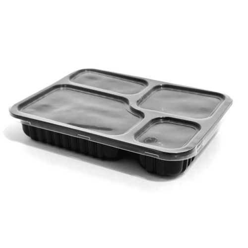 Porta G-324 Preta Bandeja 4 Divisorias Un