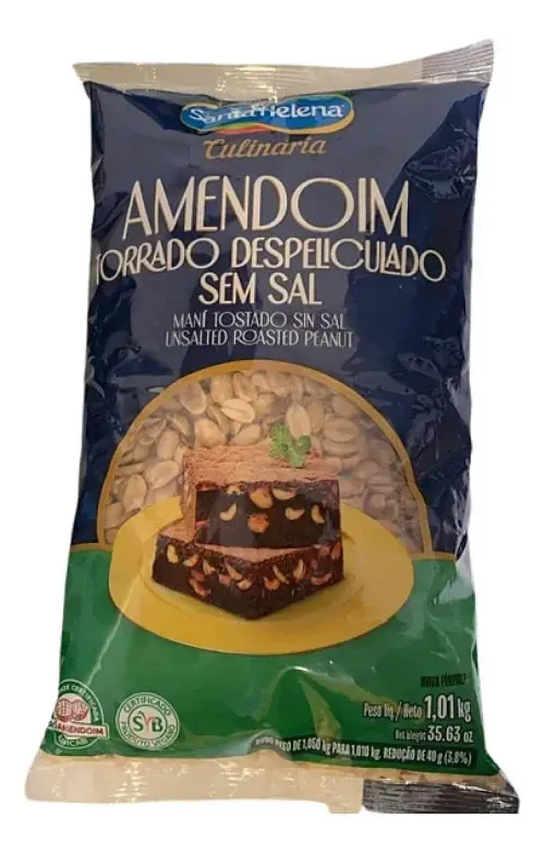 Amendoim Torrado Sem Sal Amendoissimo 1,01kg