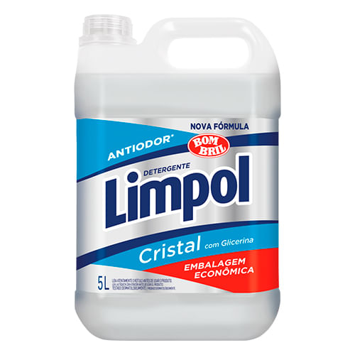 Detergente Cristal Com Glicerina Limpol 5l