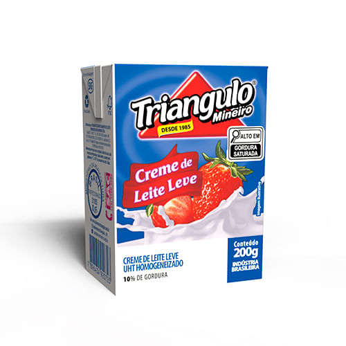 Creme de Leite Leve Triangulo Mineiro 200g