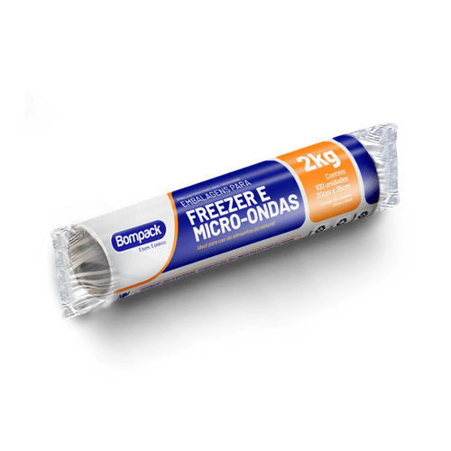 Saco Freezer 2kg Bompack 100un