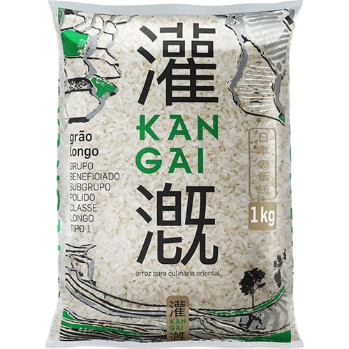 Arroz Oriental Grao Longo T1 Kangai 1kg