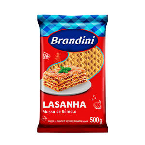 Macarrao Para Lasanha Semola Brandini 500g