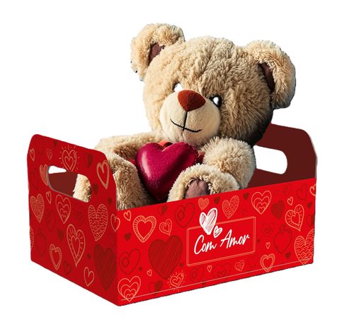 Cesta Caixote G Amor Em Caixa Un Ideia