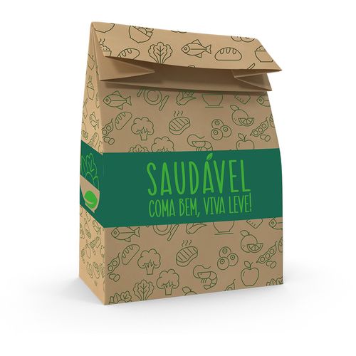 Saco de Papel Kraft 90x48 Gg Liso Leal Emb 50 Pecas