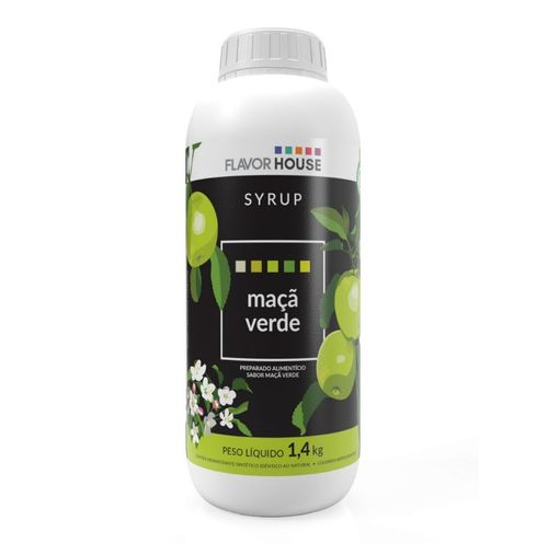 Xarope Sabor Maca Verde Flavor House 1,4kg