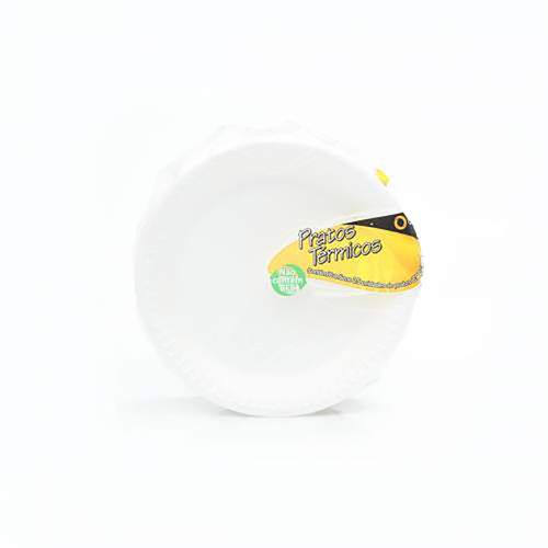 Prato Isopor Termico 26cm Pacote Com 25 Un - Copobras