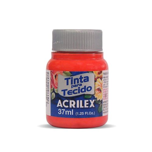 Tinta Para Tecido Fosca Vermelho Fogo 37ml - Acrilex