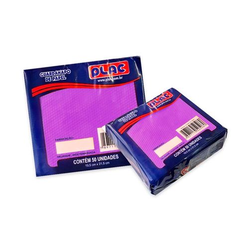 Guardanapo Lilas 19,5x21,5 Pacote Com 50 Un- Plac