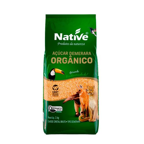Acucar Cristal Organico Demerara Native 1kg