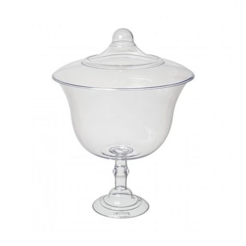Taca Confeitaria C/tampa Cristal Cake 1,2l Neoplas