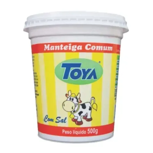 Manteiga Comum Com Sal Toya 500g
