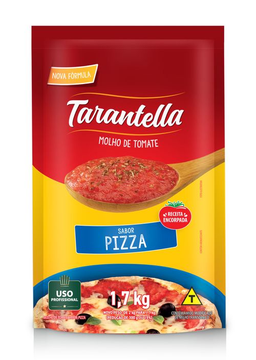Molho Tomate Pizza Tarantella 1,7kg
