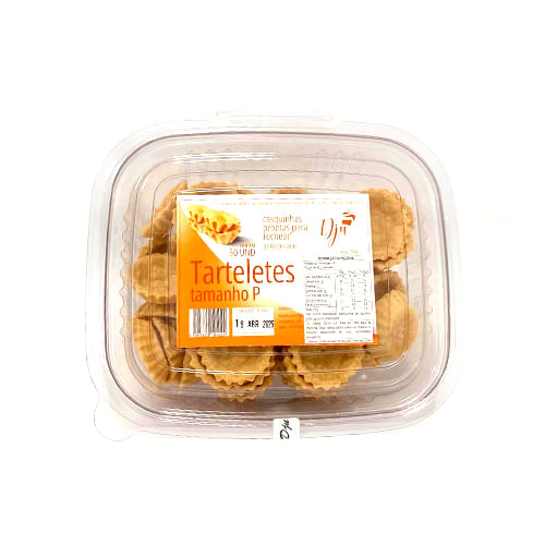 Casquinhas Tarteletes Prontas Para Rechear Tamanho P