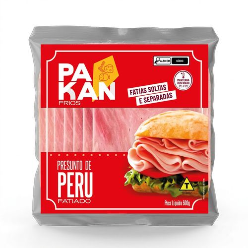 Presunto de Peru Fatiado Pakan 500g