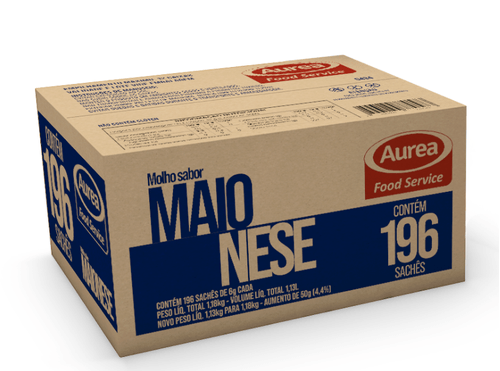 Maionese 6g Aurea 196 Saches