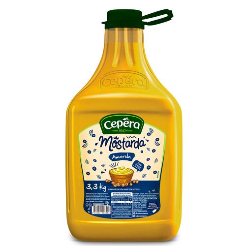 Mostarda Amarela Cepera 3,3kg