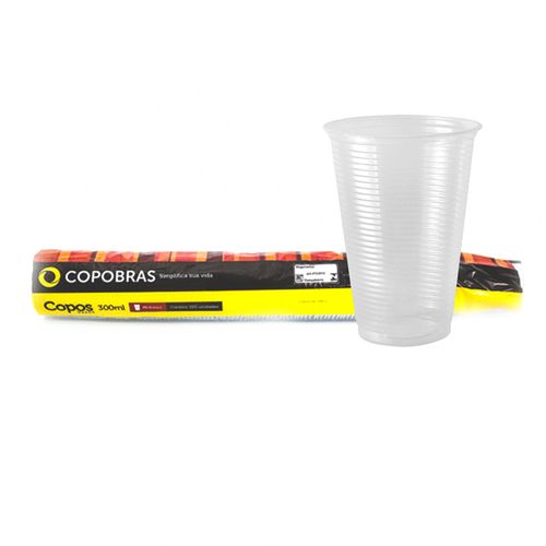 Copo Plastico 300ml Pacote Com 100un - Copobras