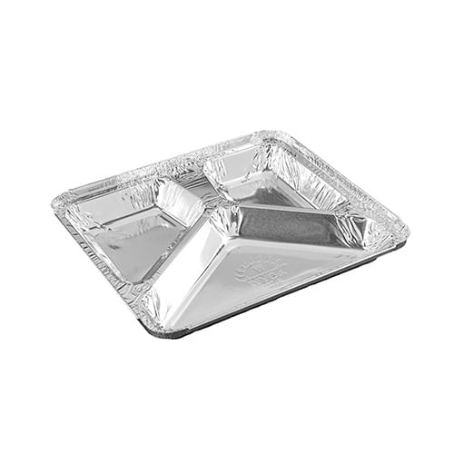 Bandeja Aluminio Com 3 Divisorias Em Y C/100 Unidades -wyda