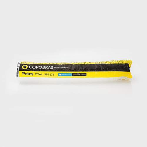 Pote Plast 175ml Ppt Transparente Pacote Com 50 Un - Copobras